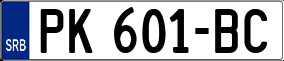Truck License Plate